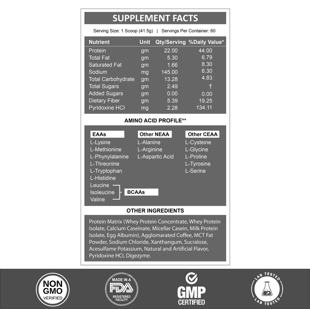 Alpha 6 Whey Protein Powder 5.5 Lbs