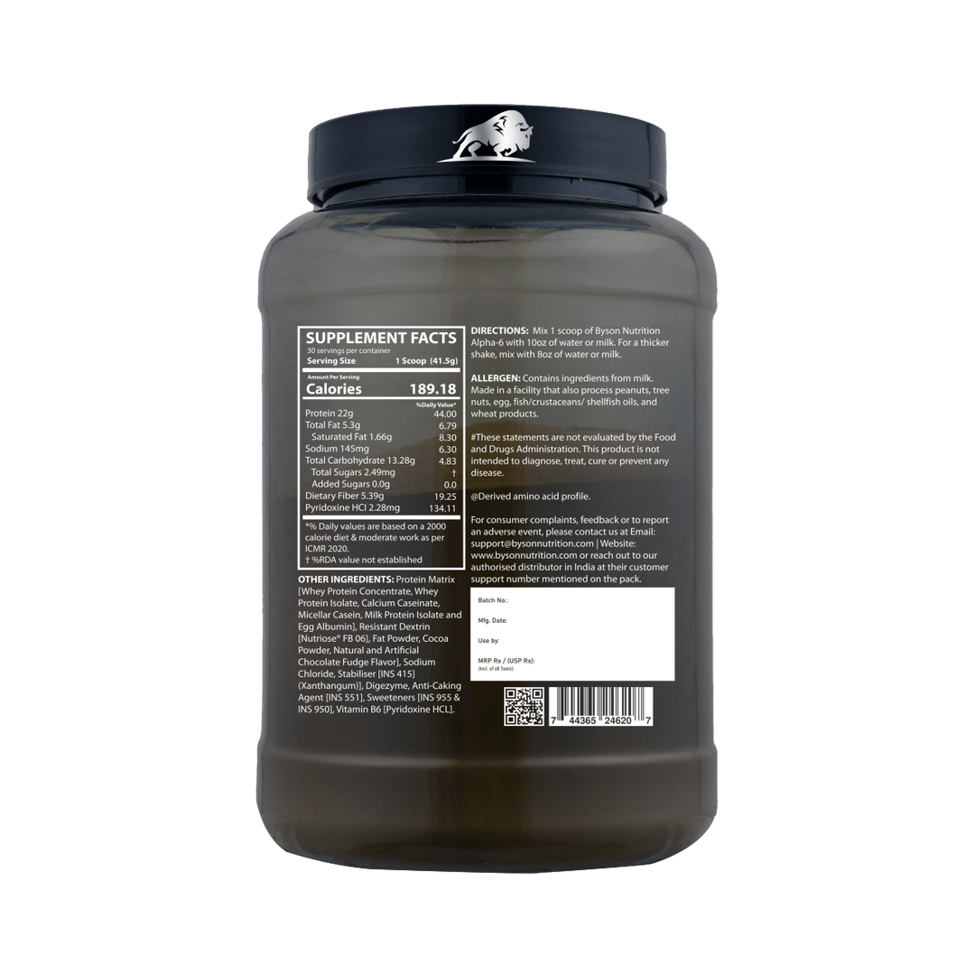 Alpha 6 Whey Protein Powder 2.74 lbs