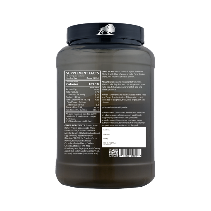 Alpha 6 Whey Protein Powder 2.74 lbs