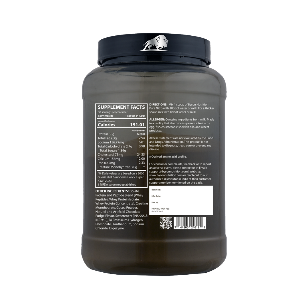 Pure Nitro Whey Protein 2.74lbs