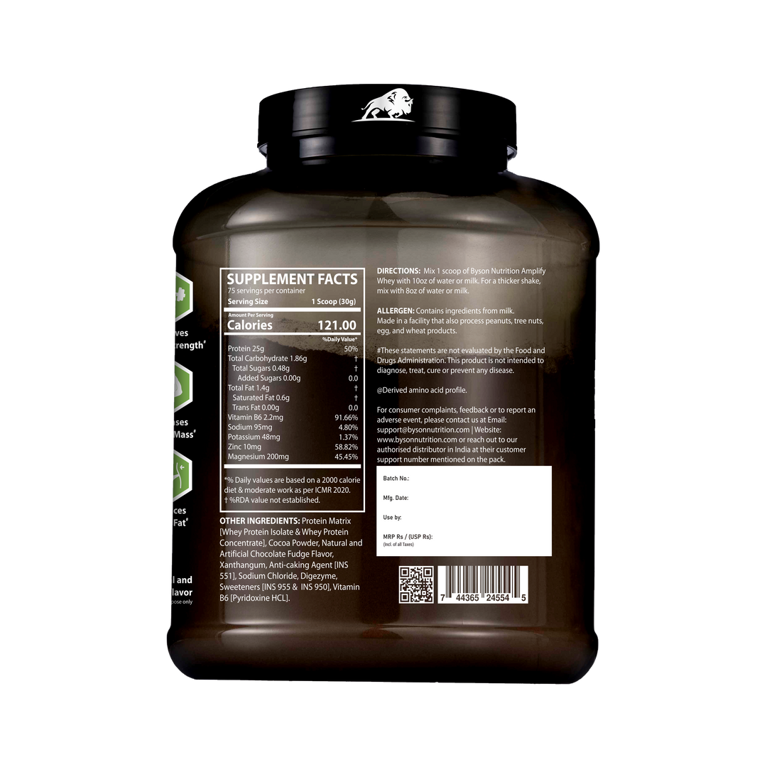 Amplify Whey Protein Powder 5lbs
